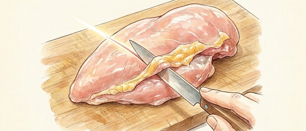 肉や魚の細かな下処理におけるペティナイフの役割