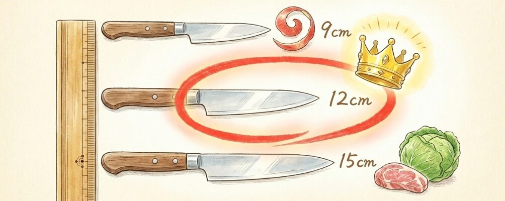 失敗しない！自分に合ったペティナイフの刃渡りとは