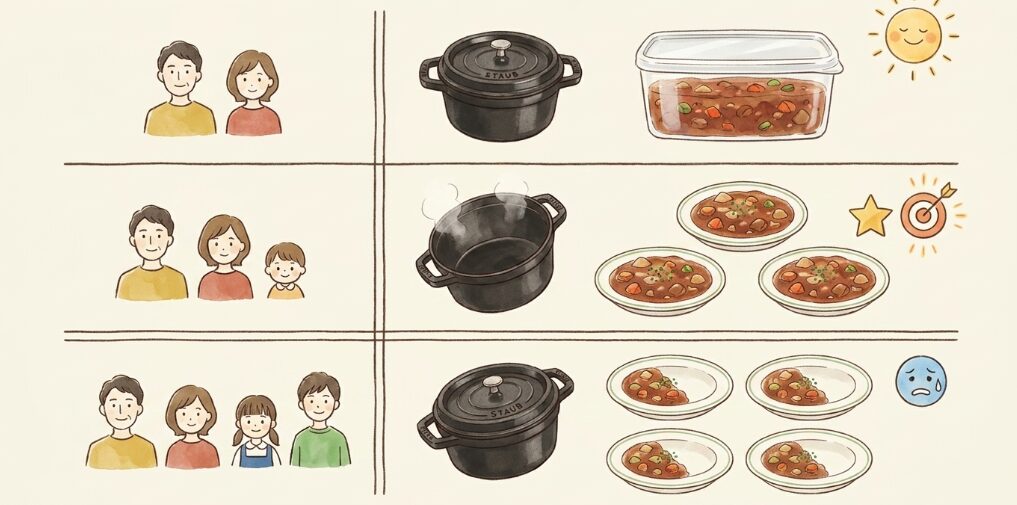 家族構成でみる何人分か