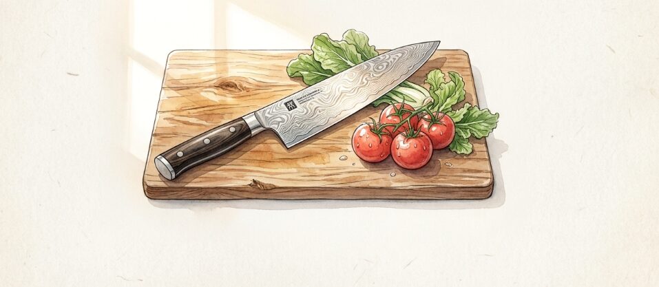 ダマスカス模様の美しいデザイン