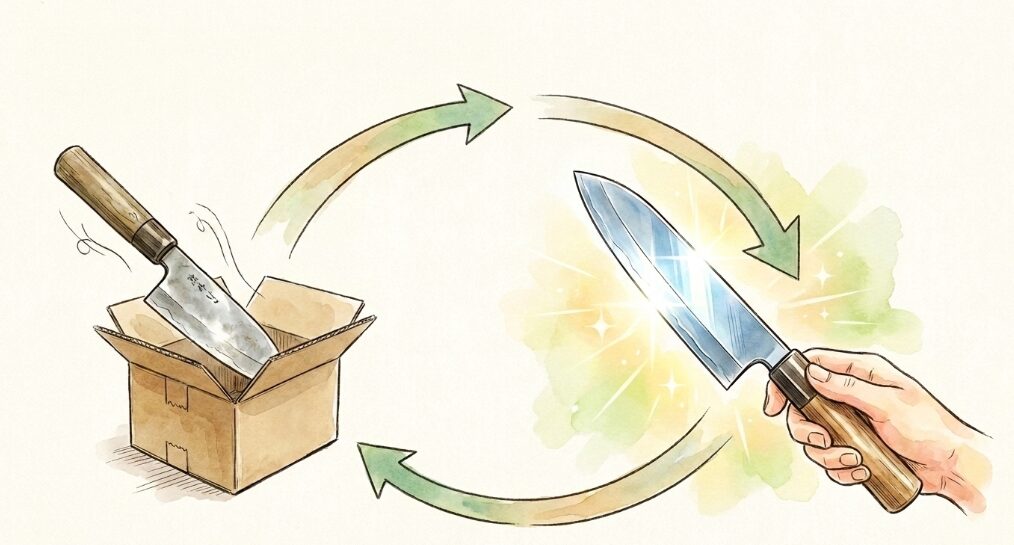 研ぎ直しサービスを活用して長く使う方法