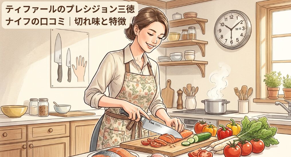 ティファールのプレシジョン三徳ナイフ