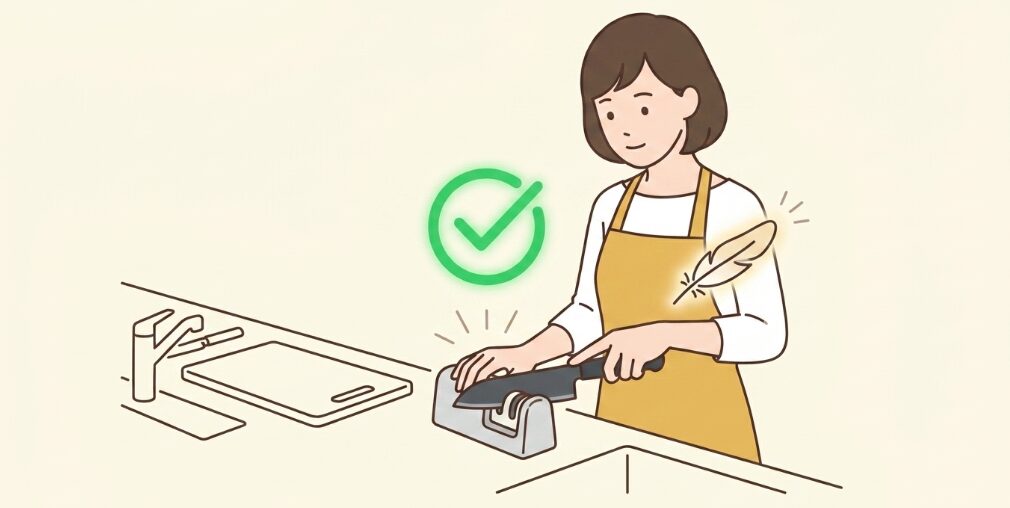 切れ味が落ちた時の正しい研ぎ方