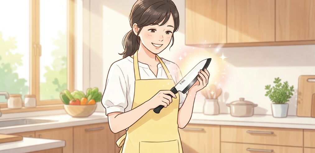 ティファールのフィネストセラミック三徳ナイ