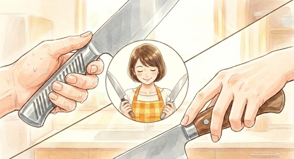 持ち手の形状による握りやすさ