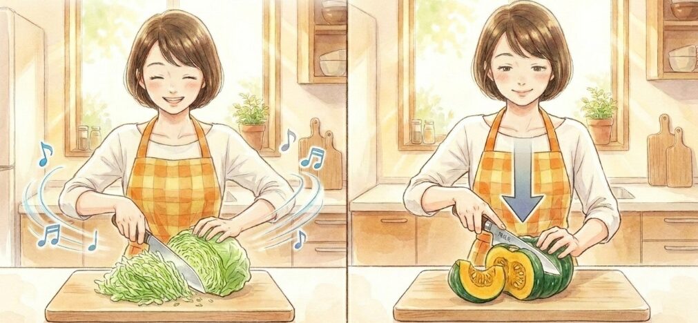 毎日の料理で気になる重さを比較
