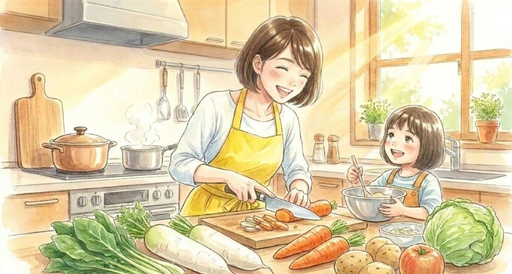 普段使いのコスパなら一体型包丁
