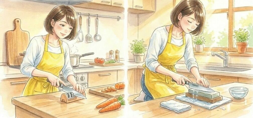 研ぎやすさなどお手入れのしやすさ