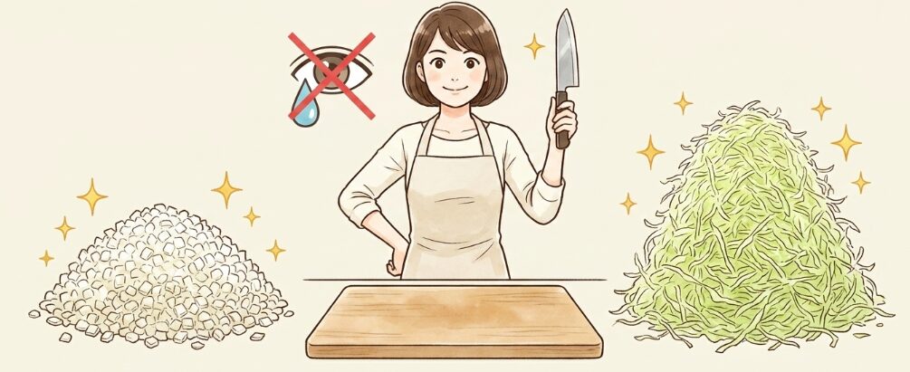 実際に使って感じた野菜の切り心地と仕上がり
