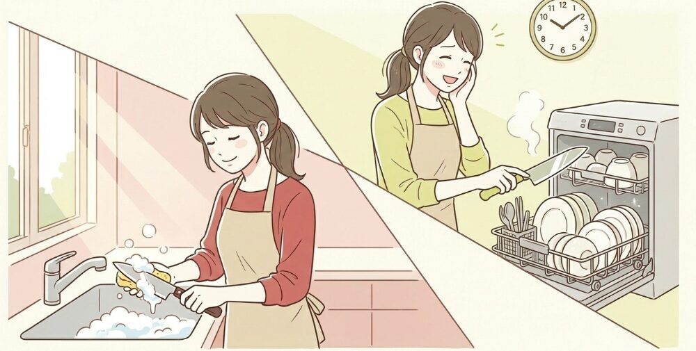 忙しい毎日に助かる食洗機対応の有無