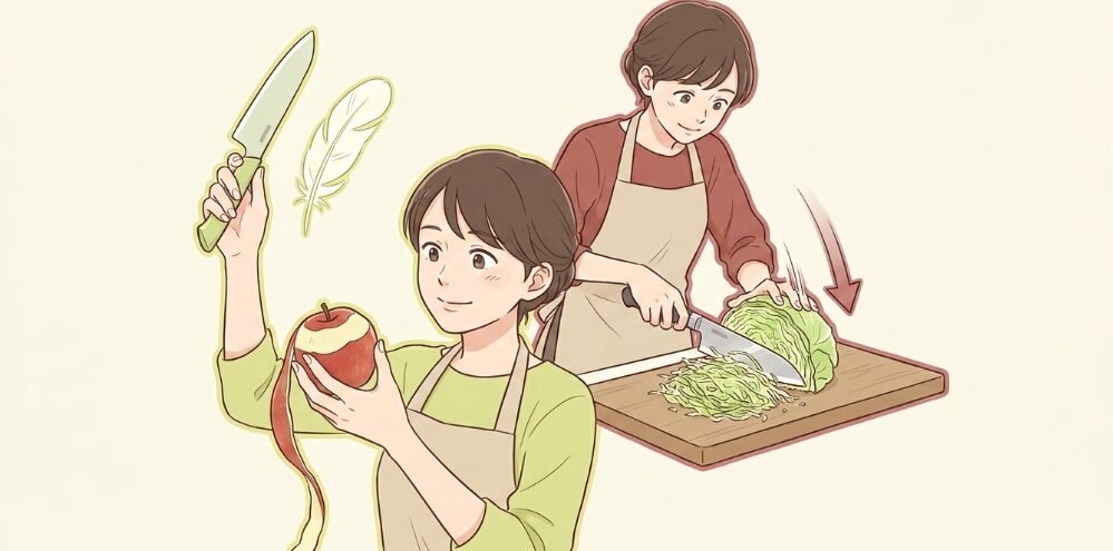 料理の負担を減らす重さや持ちやすさ