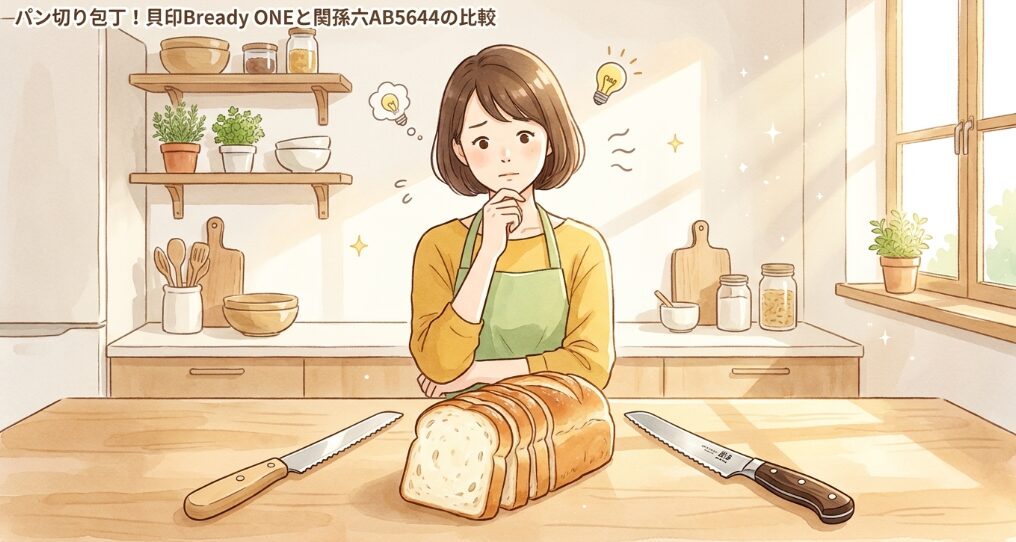 貝印Bready ONEと関孫六AB5644の比較