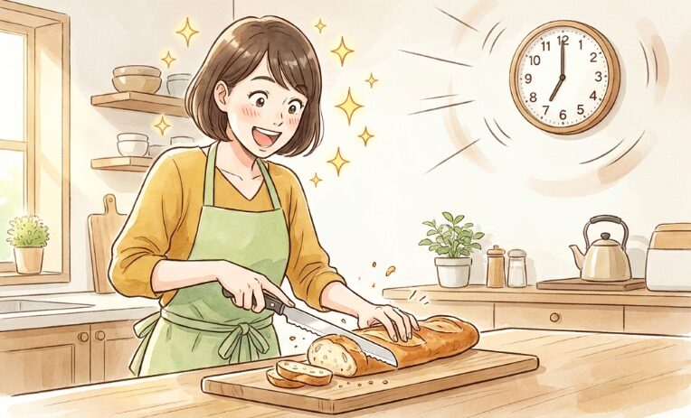 忙しい朝も感動する抜群の切れ味
