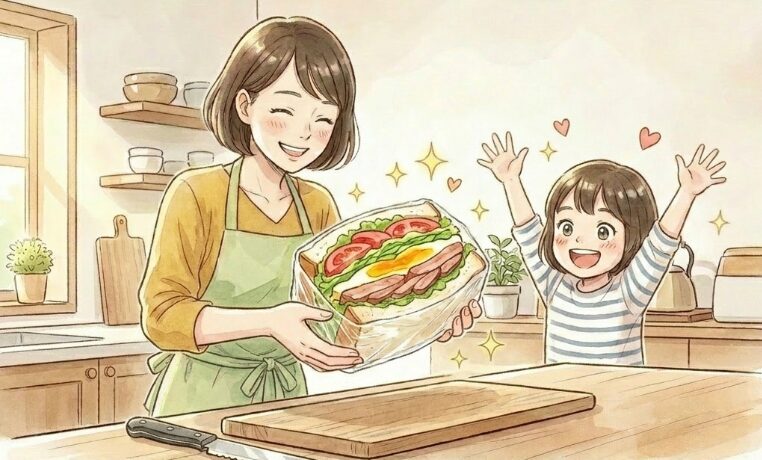 子供が喜ぶ美しいサンドイッチ作り