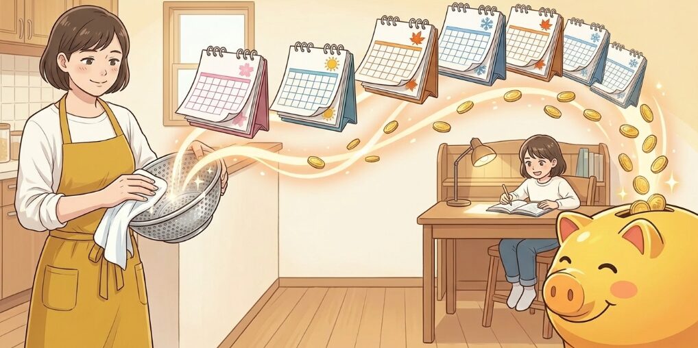 「10年使える」は、教育費を生み出す立派な資産運用