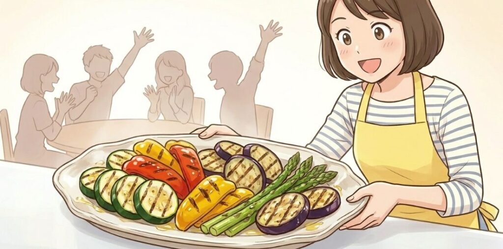 おもてなしにも使える野菜グリル