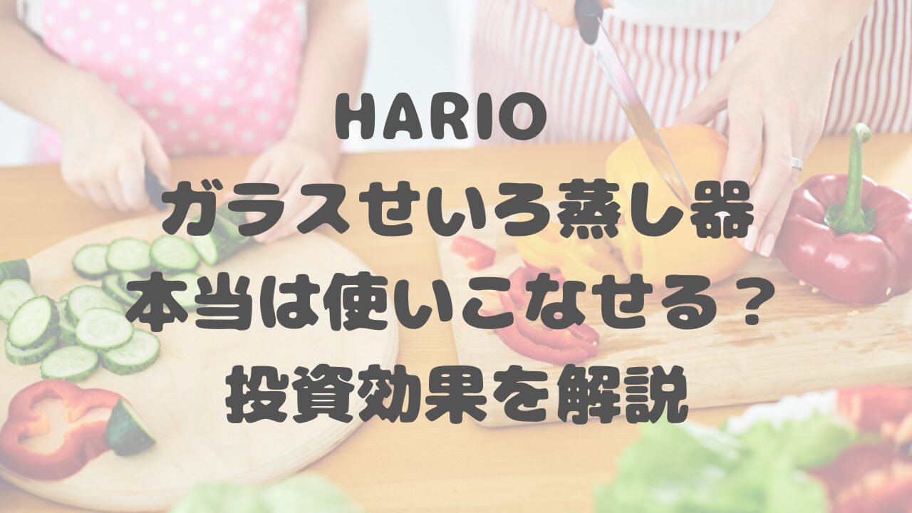 HARIO ガラスせいろ蒸し器