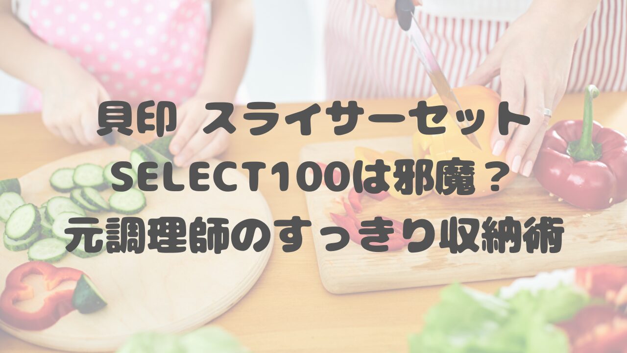 貝印スライサーセットSELECT100