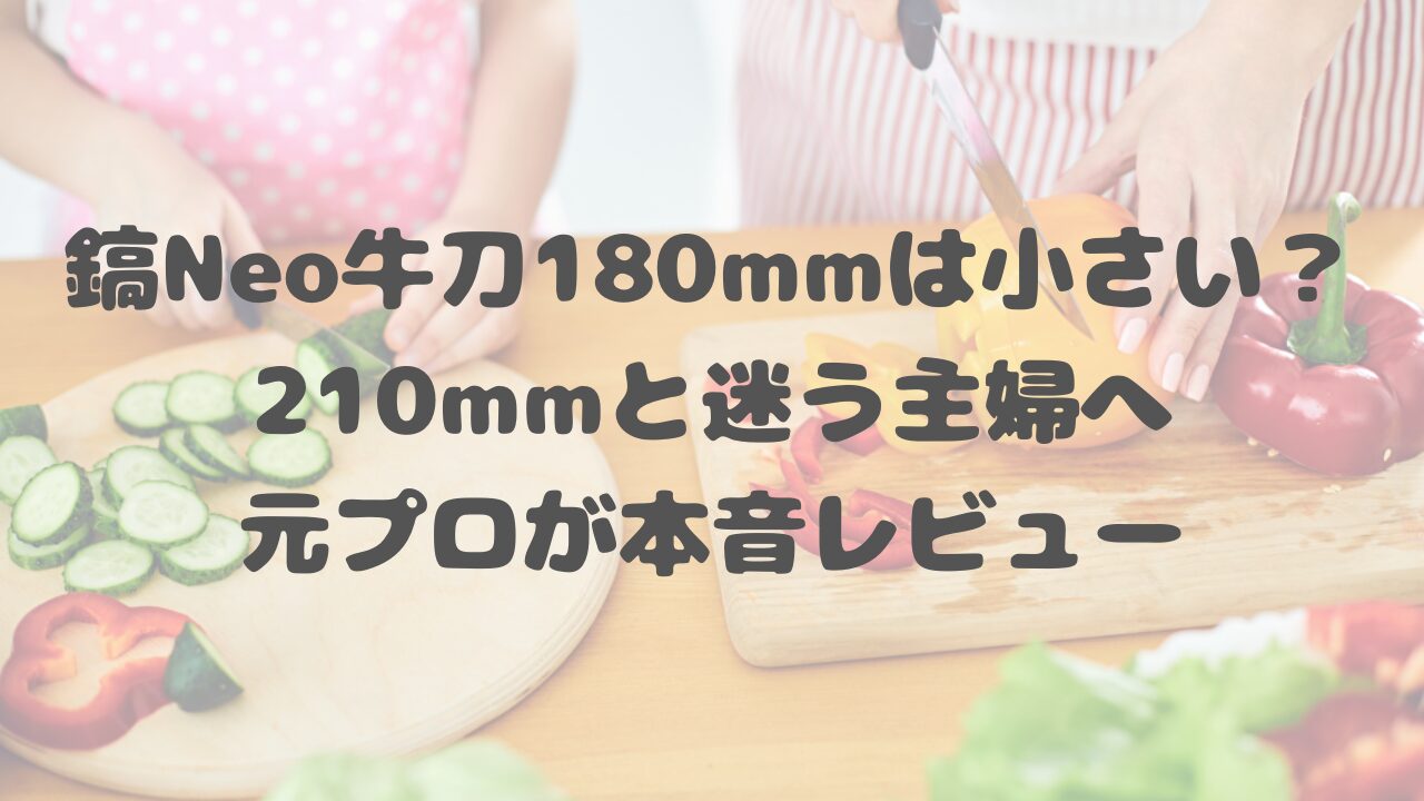 鎬Neo牛刀180mm