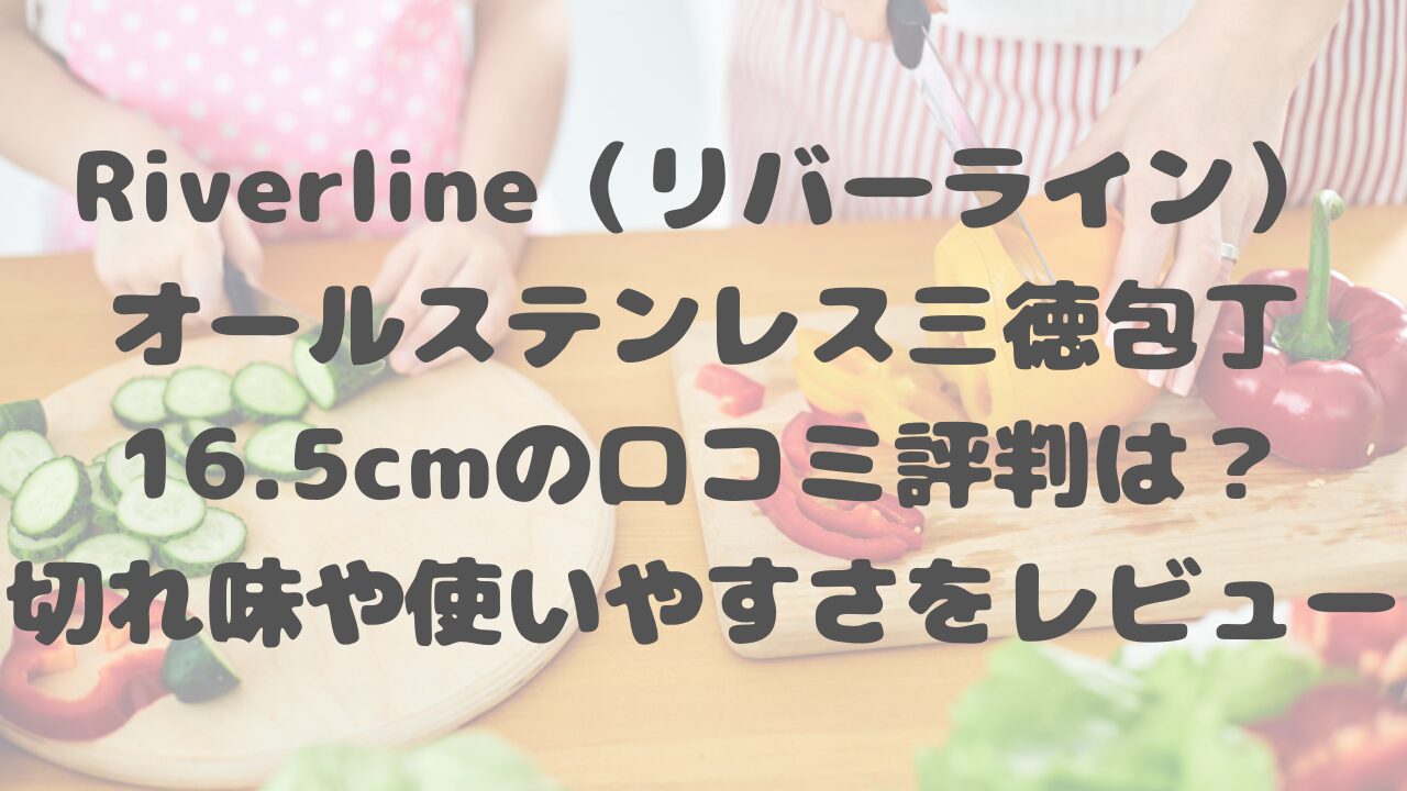 Riverline（リバーライン）オールステンレス三徳包丁16.5cm