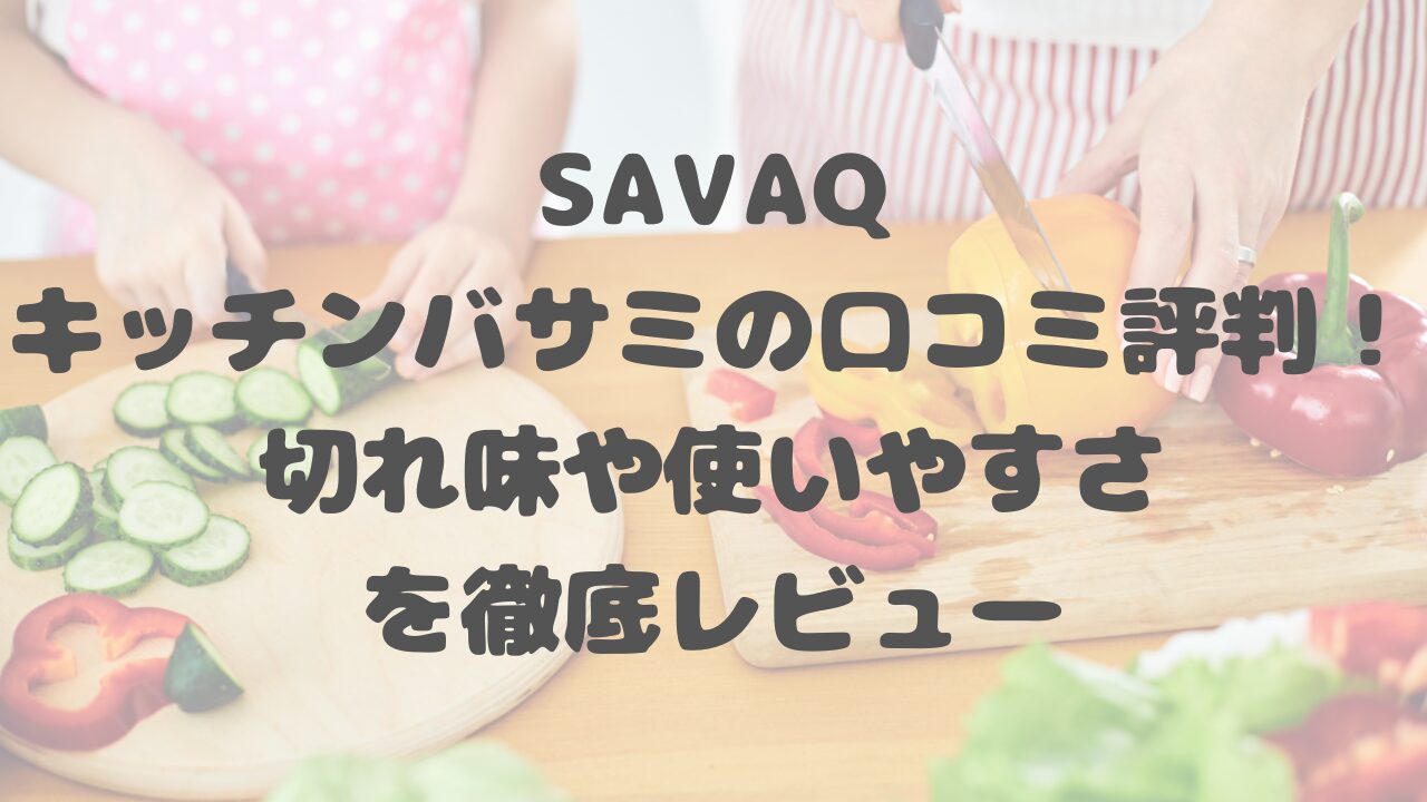 SAVAQキッチンバサミ