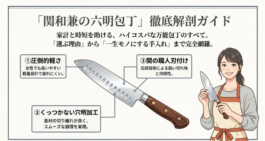 関和兼の六明包丁の評判は？