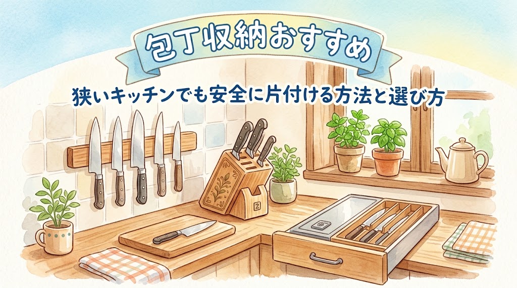 包丁収納おすすめ｜狭いキッチンでも安全に片付ける方法と選び方