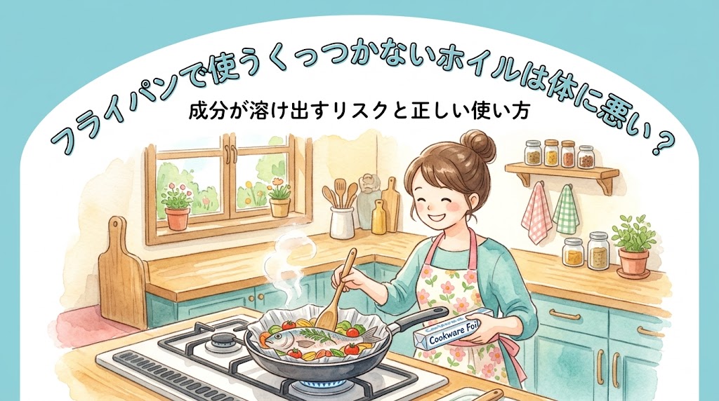 フライパンで使うくっつかないホイルは体に悪い？