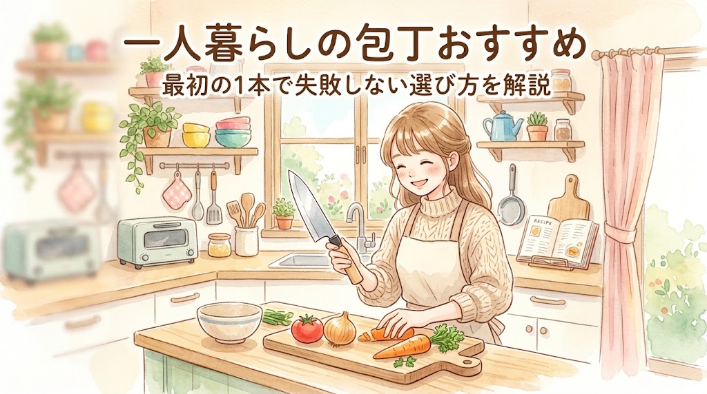 一人暮らしの包丁おすすめ｜最初の1本で失敗しない選び方を解説