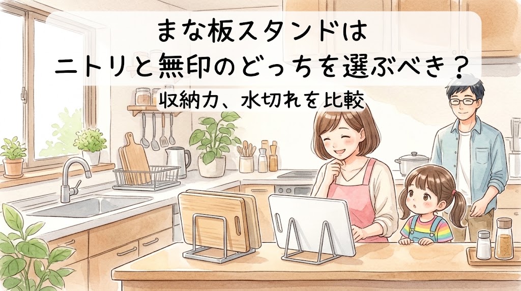 まな板スタンドはニトリと無印のどっちを選ぶべき？
