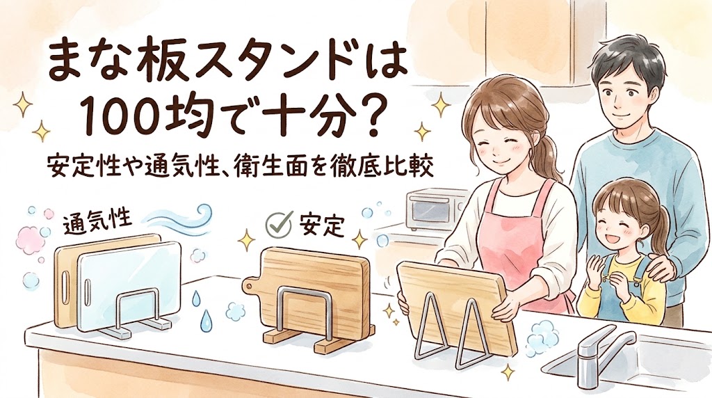 まな板スタンドは100均で十分？