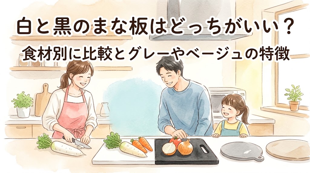 白と黒のまな板はどっちがいい？