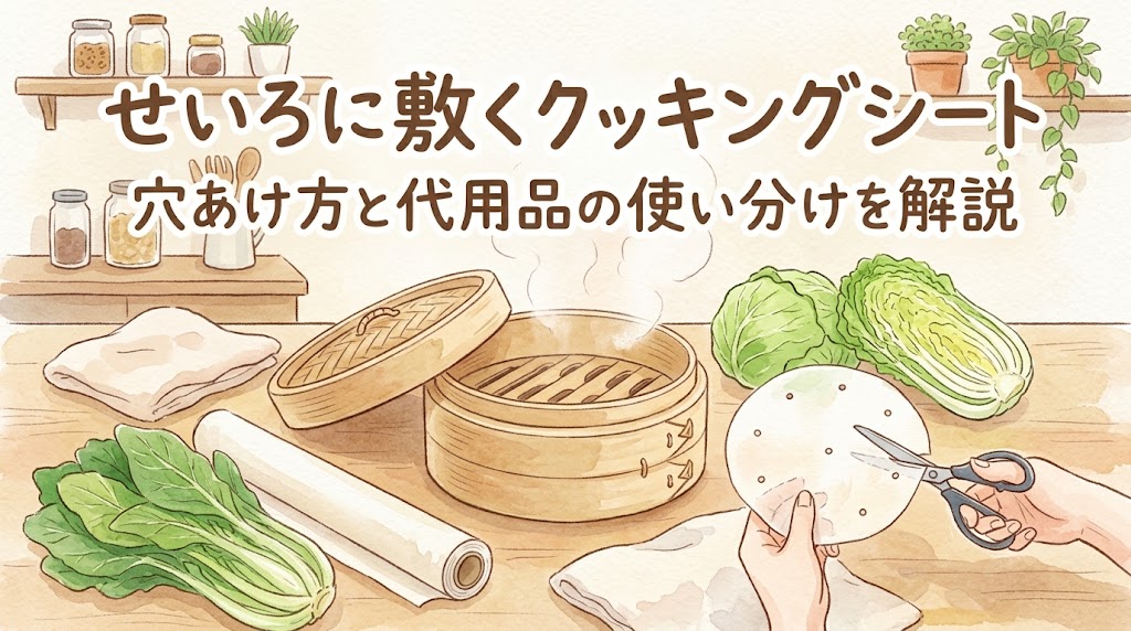 せいろに敷くクッキングシート