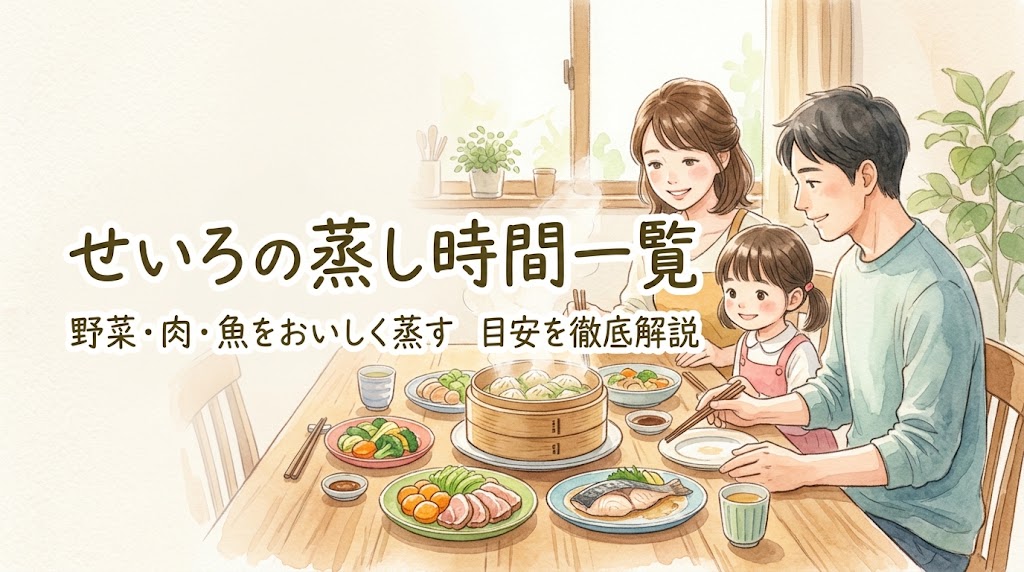 せいろの蒸し時間一覧